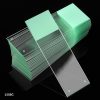 Microscope Slides, 25 x 75mm, Charged 90° Ground Edges, Green Frosted, 72/Box, 20 Boxes/Case (10 Gross)