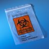 Bag, Biohazard Specimen Transport, 12" x 15", Ziplock with Score Line and Document Pouch, 100 bags/unit, 5 units/case